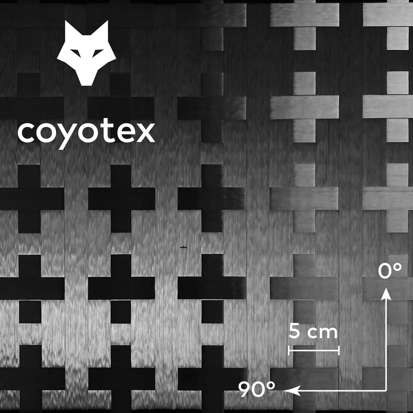 Kohlegelege / Carbon Gelege / Kohlefaser Gelege, Biaxial/Bidiagonal, Spread Tow coyotex™