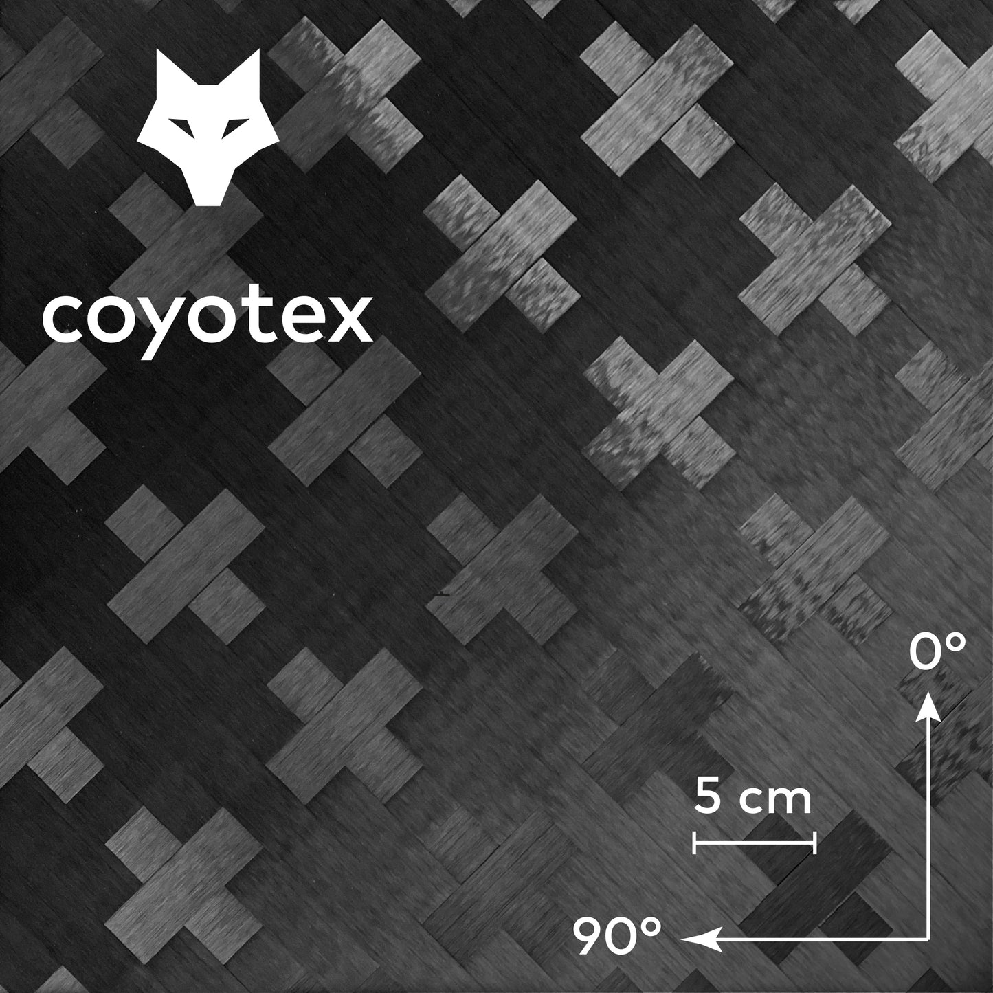 Kohlegelege / Carbon Gelege / Kohlefaser Gelege, Biaxial/Bidiagonal, Spread Tow coyotex™