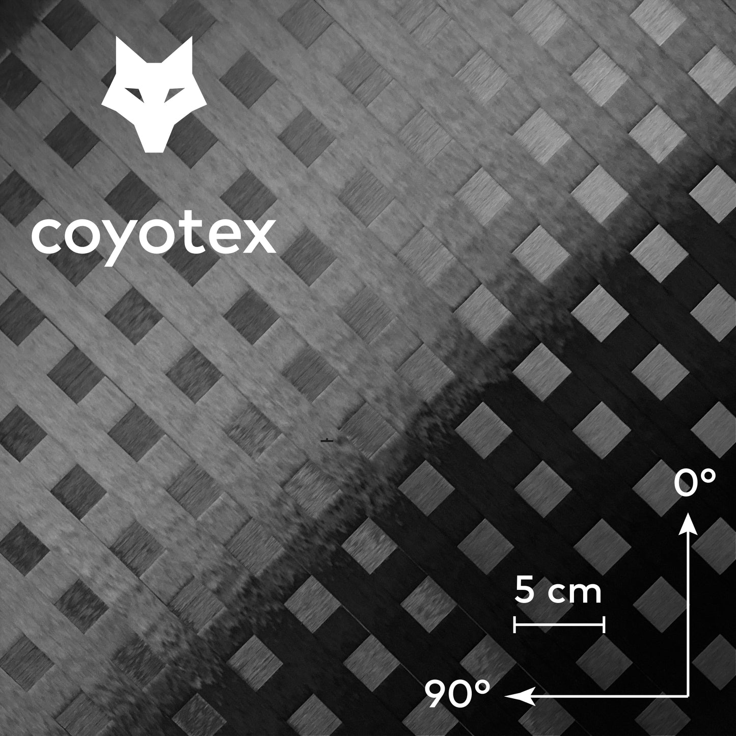 Kohlegelege / Carbon Gelege / Kohlefaser Gelege, Biaxial/Bidiagonal, Spread Tow coyotex™