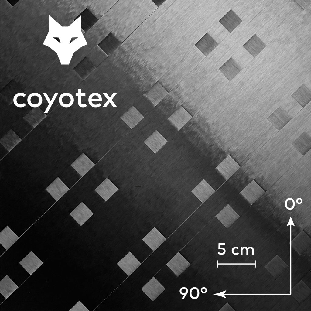 Kohlegelege / Carbon Gelege / Kohlefaser Gelege, Biaxial/Bidiagonal, Spread Tow coyotex™