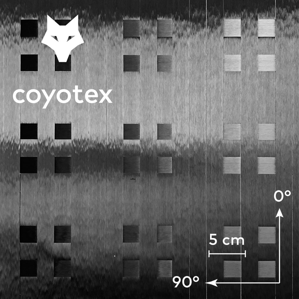 Kohlegelege / Carbon Gelege / Kohlefaser Gelege, Biaxial/Bidiagonal, Spread Tow coyotex™