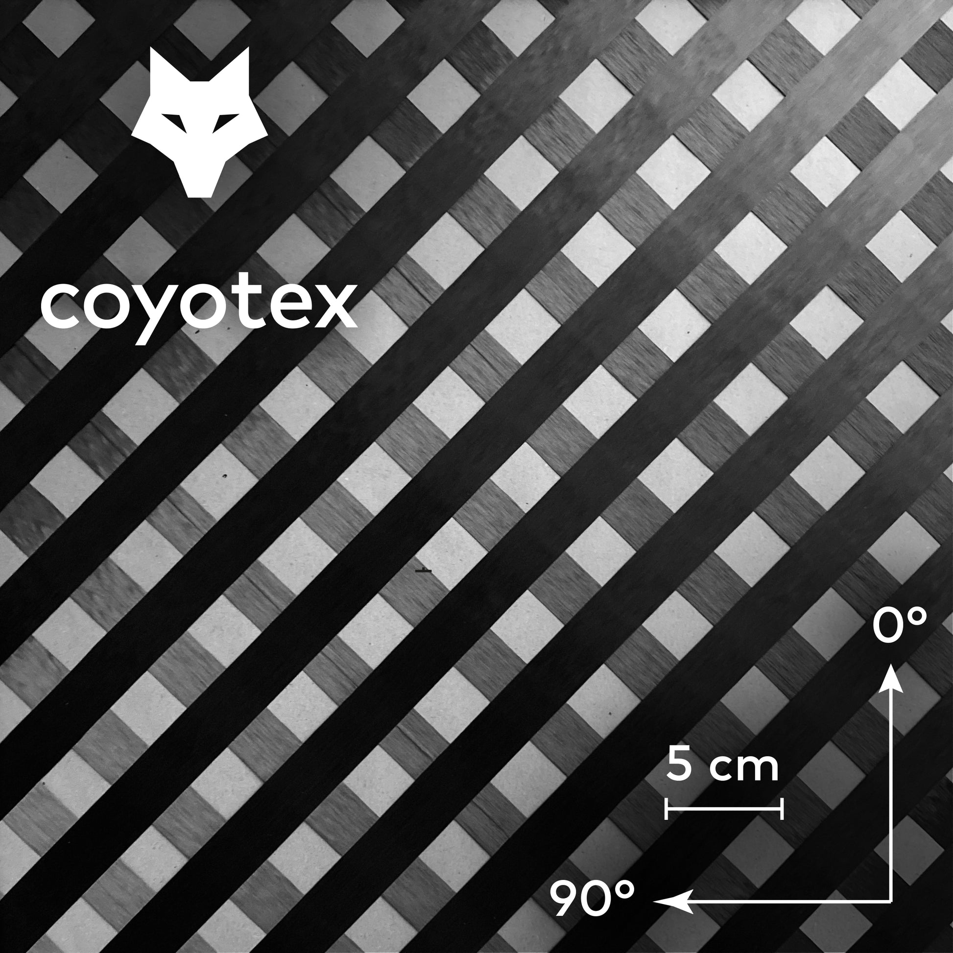 Kohlegelege / Carbon Gelege / Kohlefaser Gelege,  Biaxial/Bidiagonal, Spread Tow coyotex™