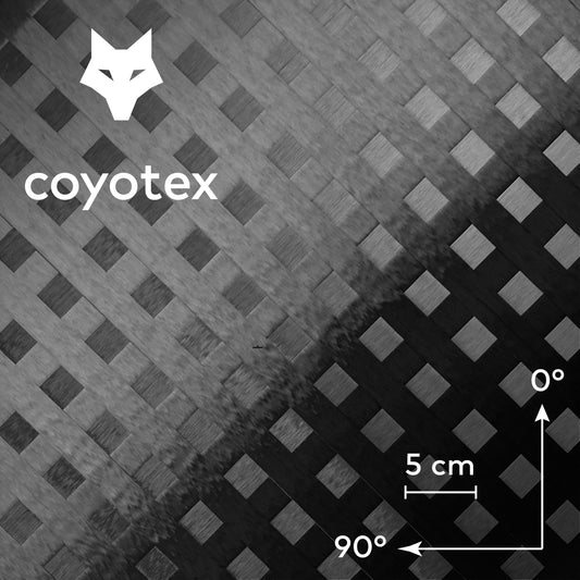 Kohlegelege / Carbon Gelege / Kohlefaser Gelege,  Biaxial/Bidiagonal, Spread Tow coyotex™